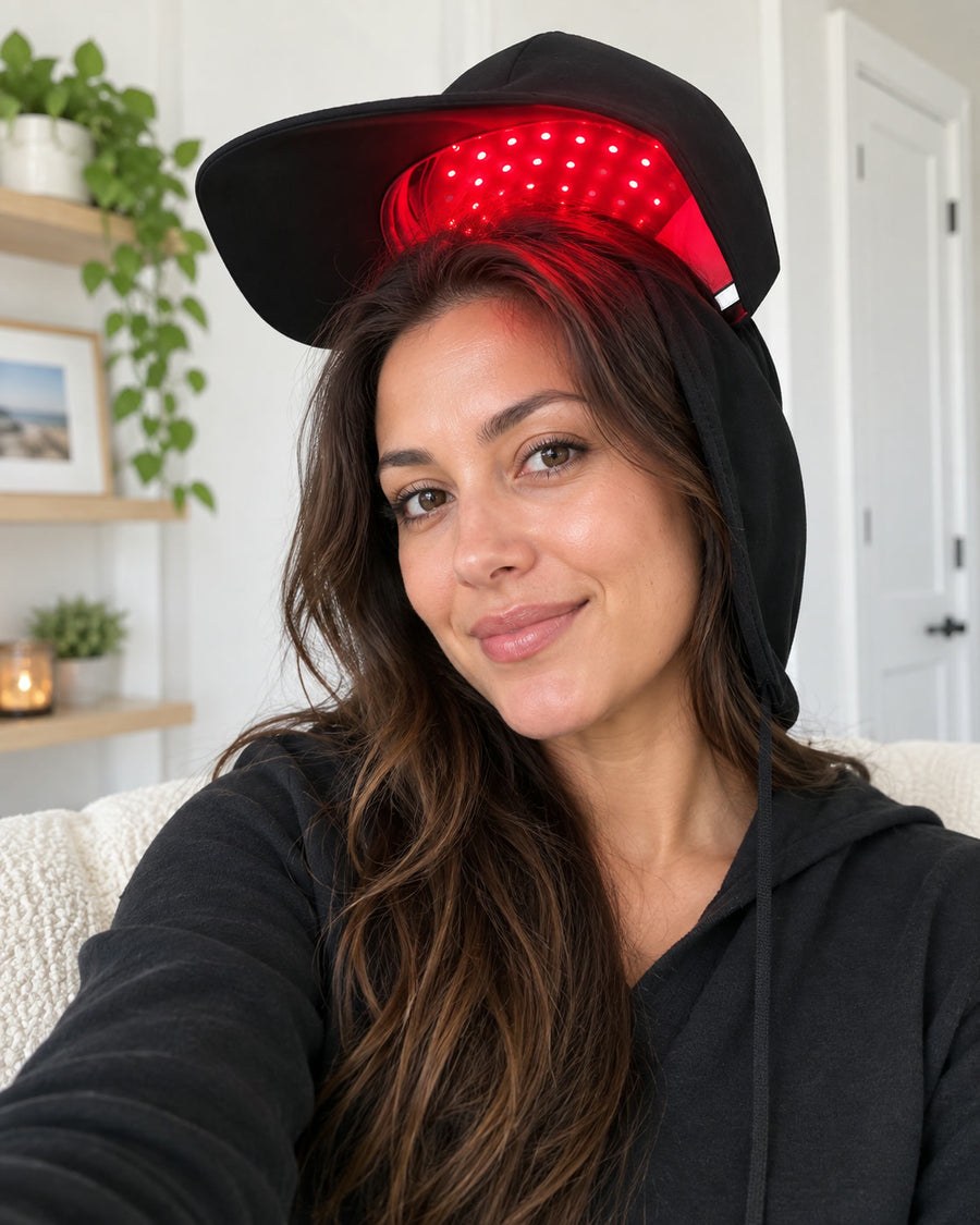 LED Red Light Cap for Scalp Care, Cordless
