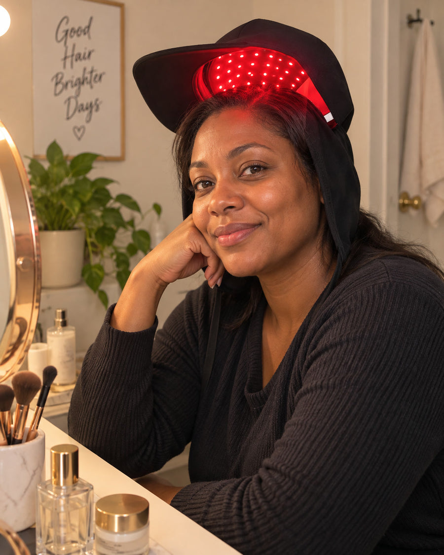 LED Red Light Cap for Scalp Care, Cordless