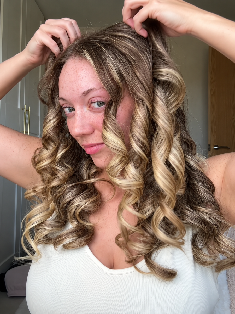 Automatic Hair Curler with 32mm Rotating Ceramic Barrel