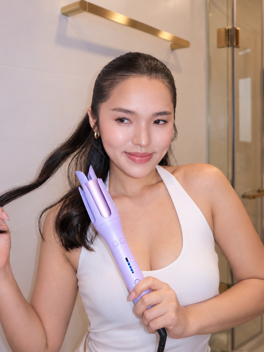 Automatic Hair Curler with 32mm Rotating Ceramic Barrel