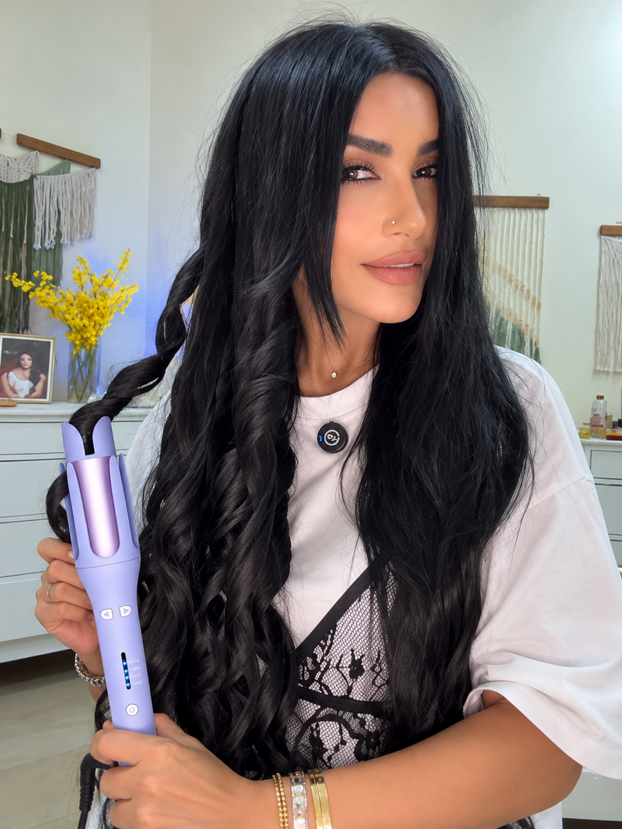 Automatic Hair Curler with 32mm Rotating Ceramic Barrel