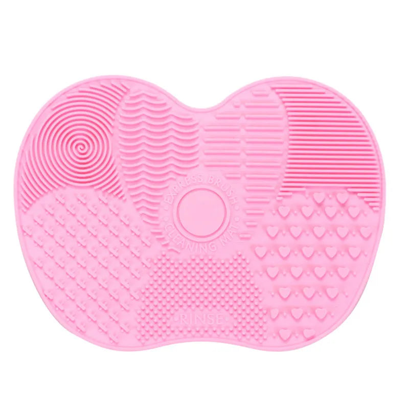 Alsunu silicone brush cleaning mat in pink