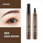 Alsunu microblading eyebrow pen in dark brown