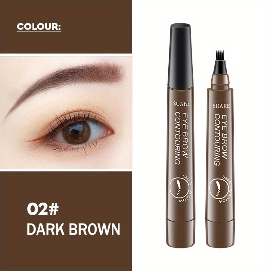 Alsunu microblading eyebrow pen in dark brown