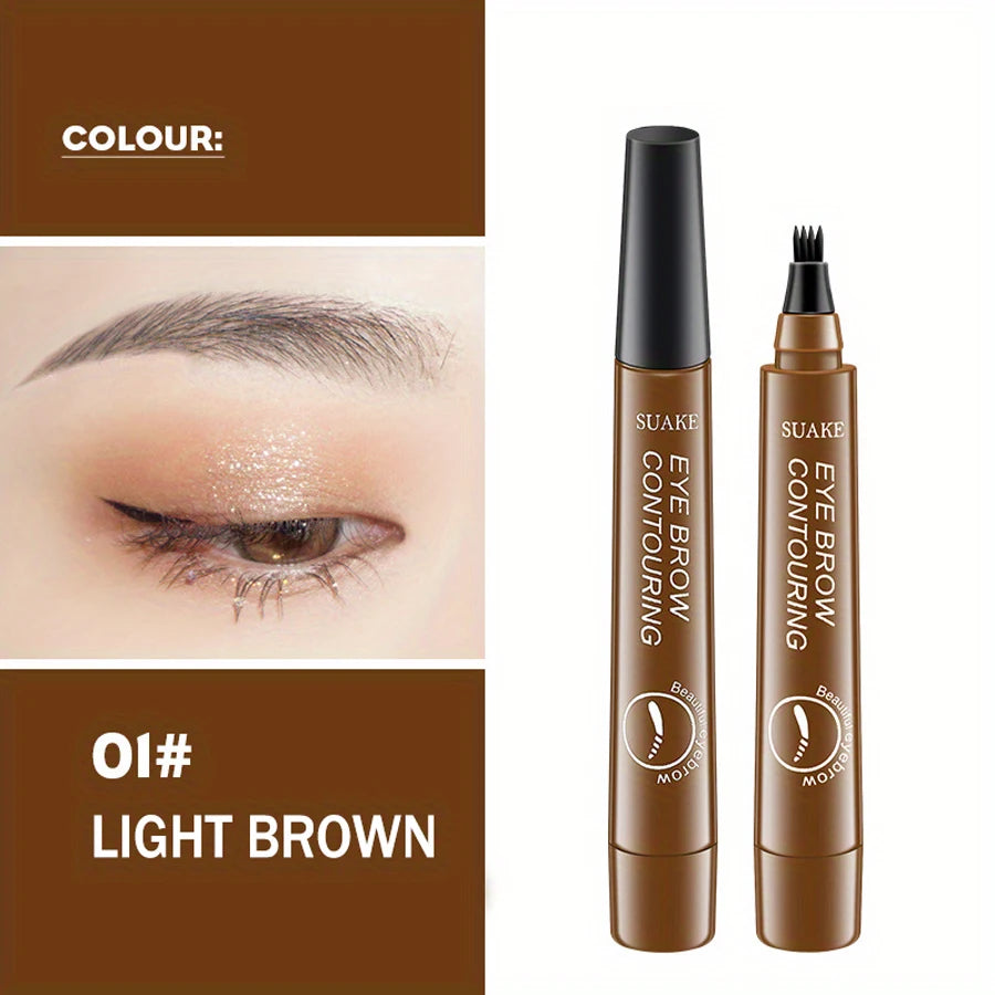 Alsunu microblading eyebrow pen in light brown