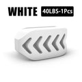 Alsunu silicone jawline exerciser ball, 40 lb light, white
