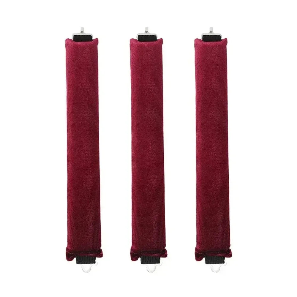Alsunu heatless curling rod headband in red