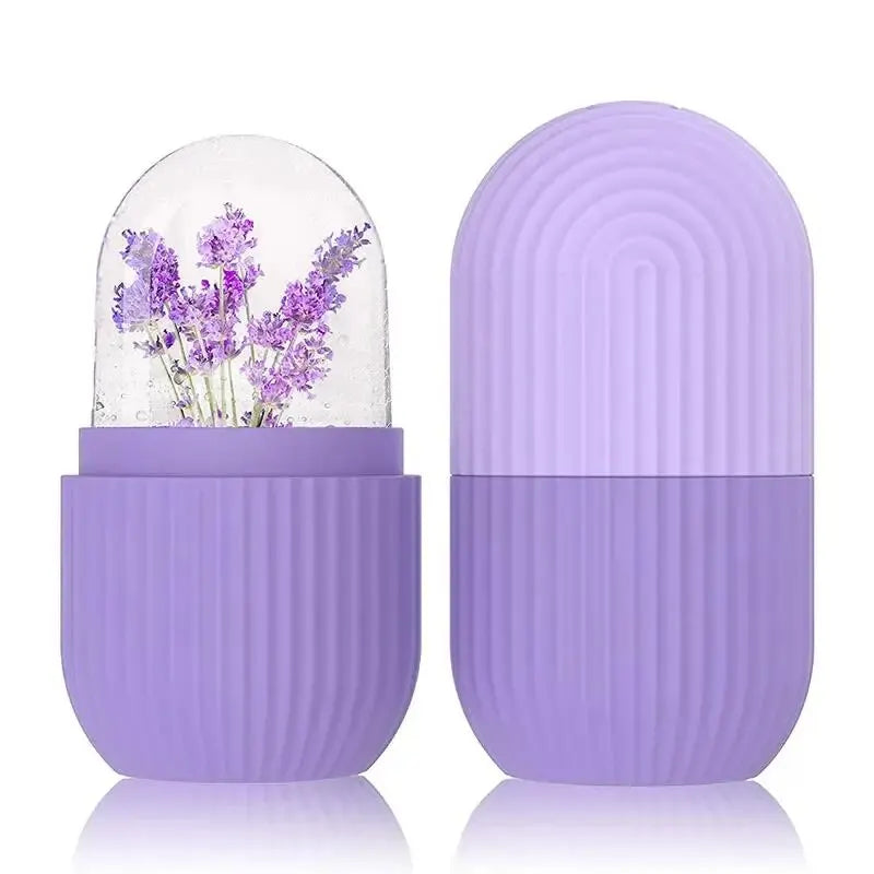 Alsunu silicone ice roller in purple