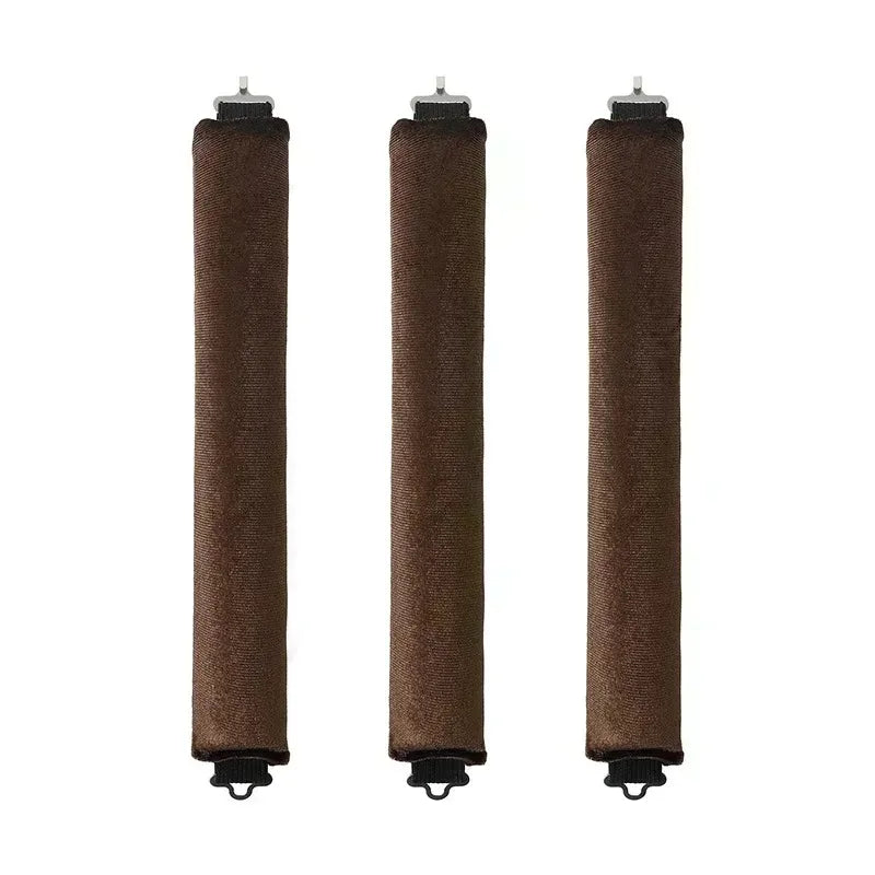 Alsunu heatless curling rod headband in brown