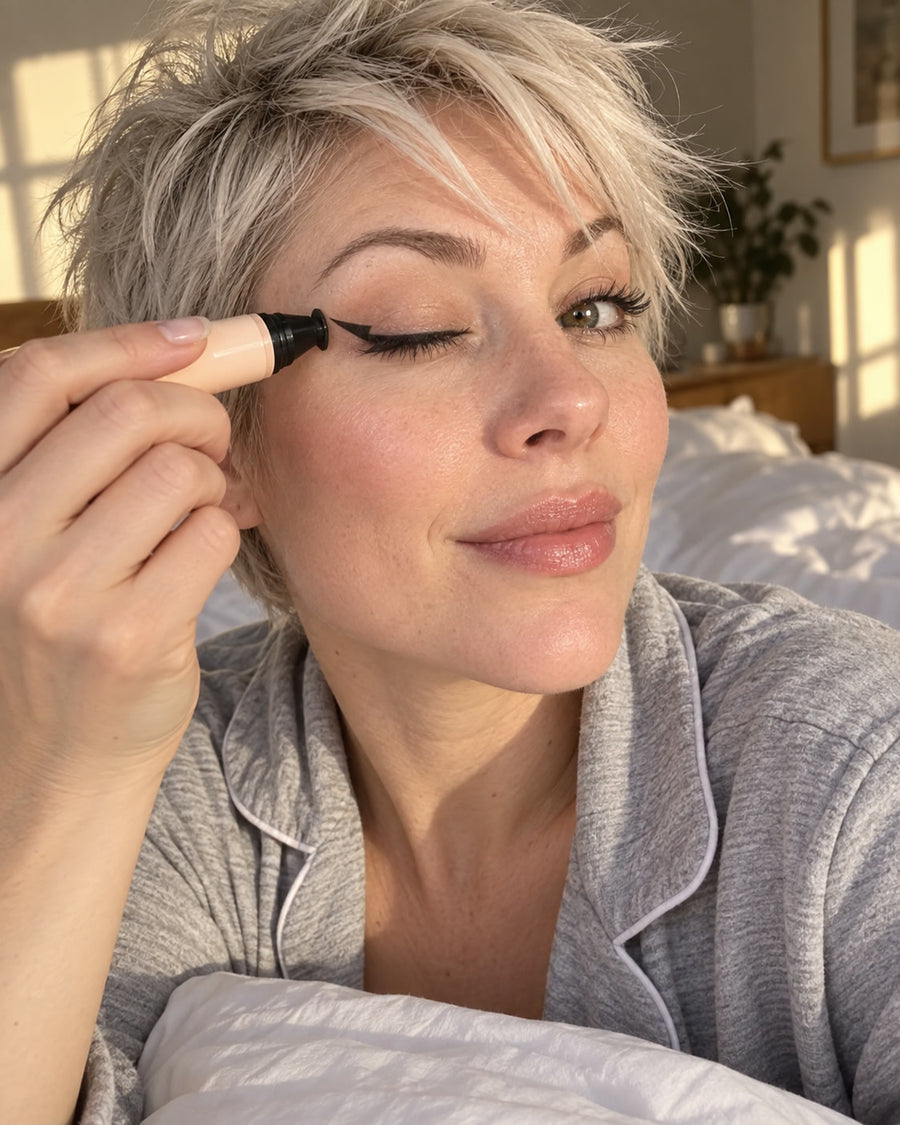 2-in-1 Winged Eyeliner Stamp and Liner Pen