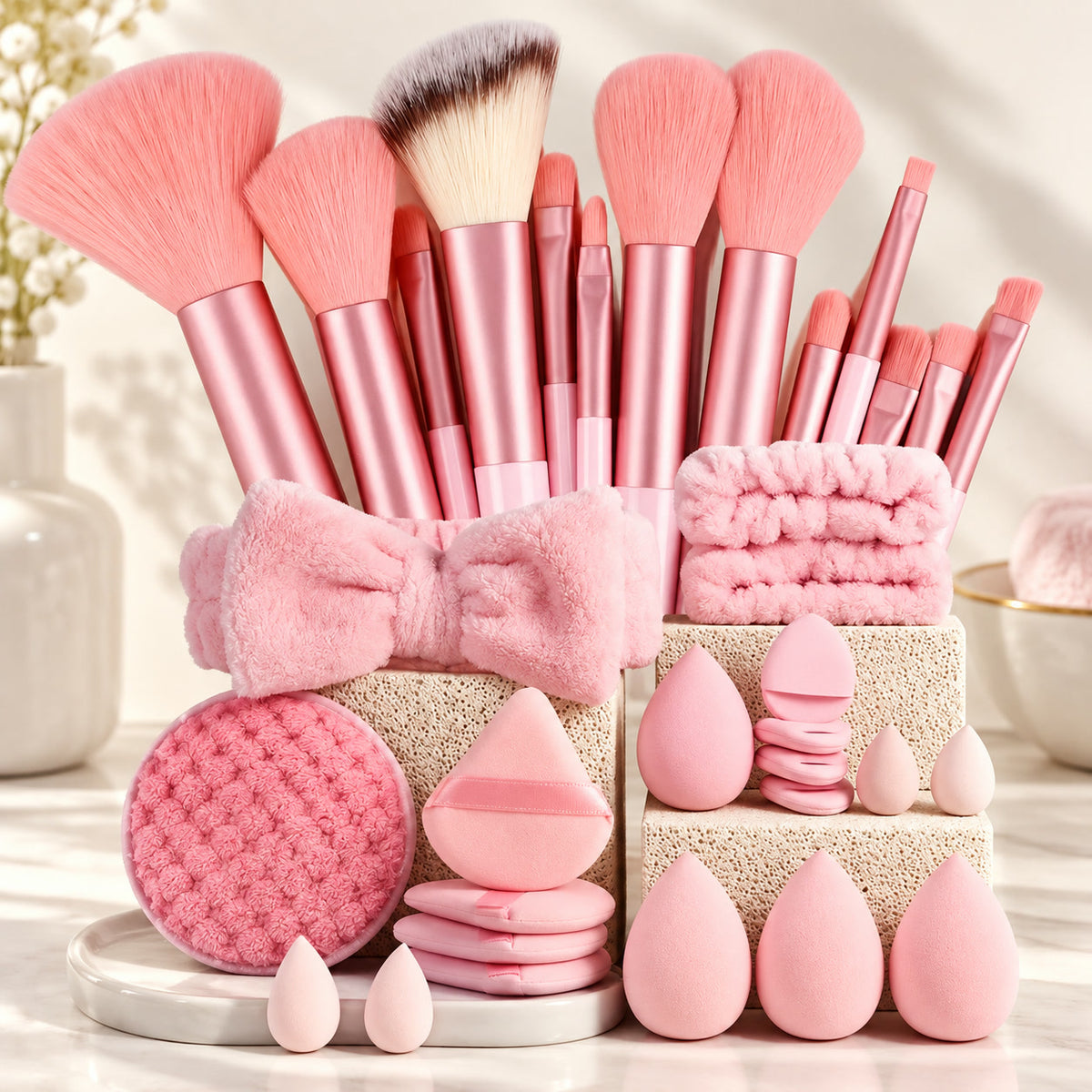 Alsunu 33-Piece Makeup Brush Set