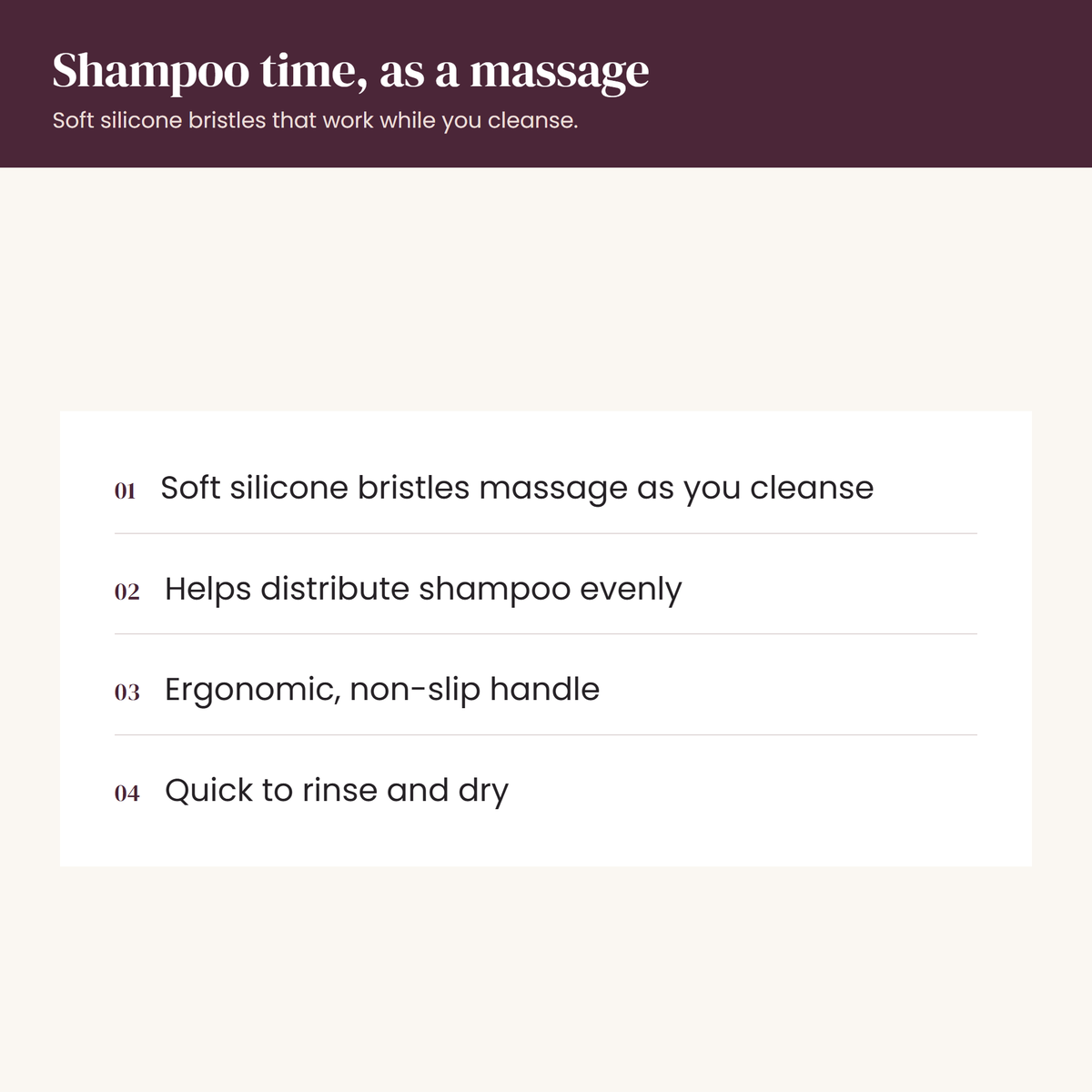 Alsunu® Silicone Scalp Massage Comb - why Alsunu