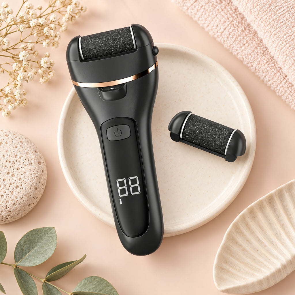 Alsunu foot callus remover in use