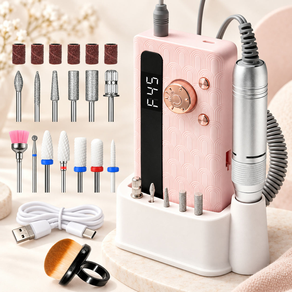 Alsunu Rechargeable Electric Nail Drill
