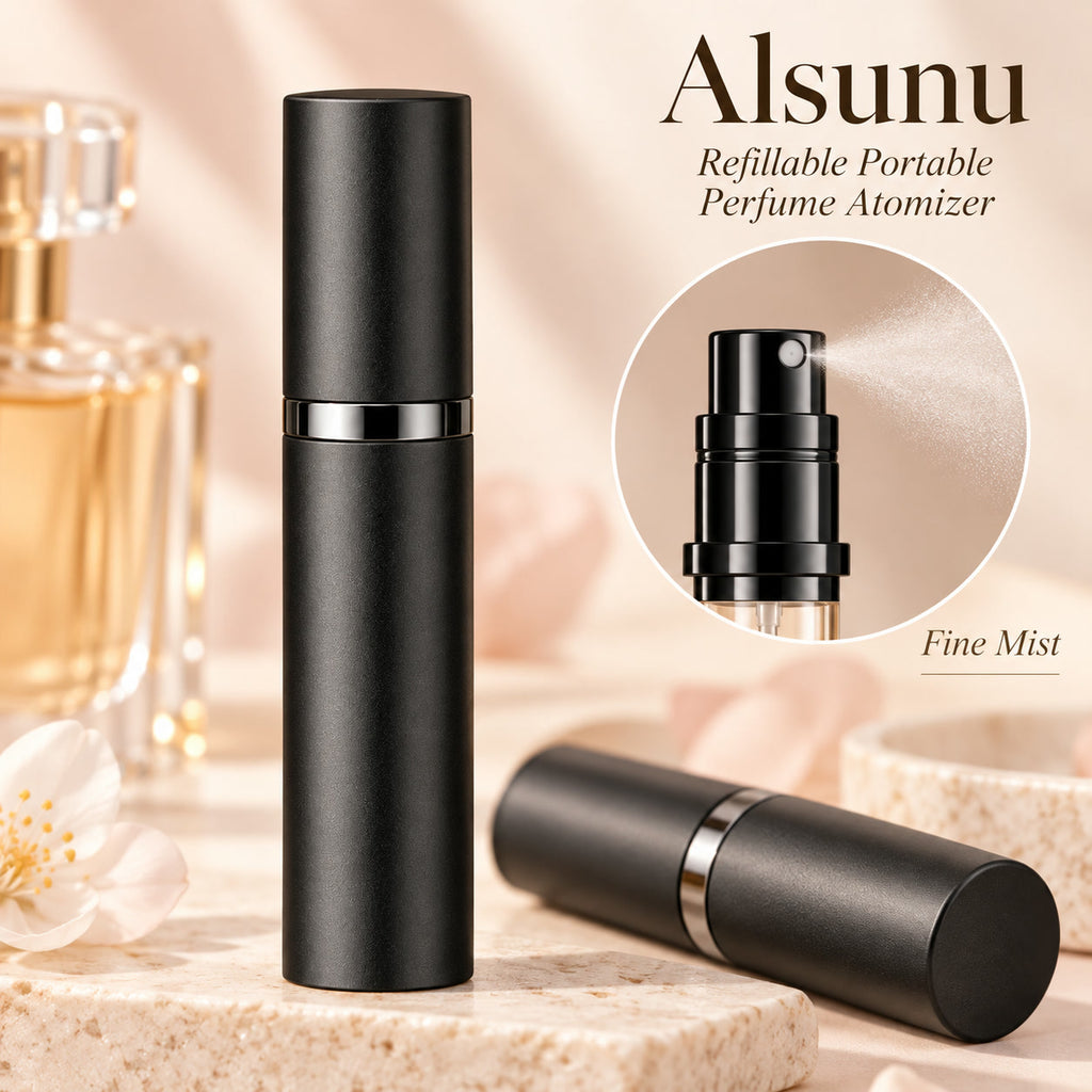 Alsunu perfume atomizer, spray nozzle close up