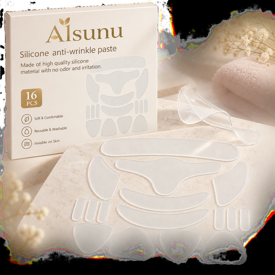 Reusable Silicone Wrinkle Patches for Face, 16 Pieces