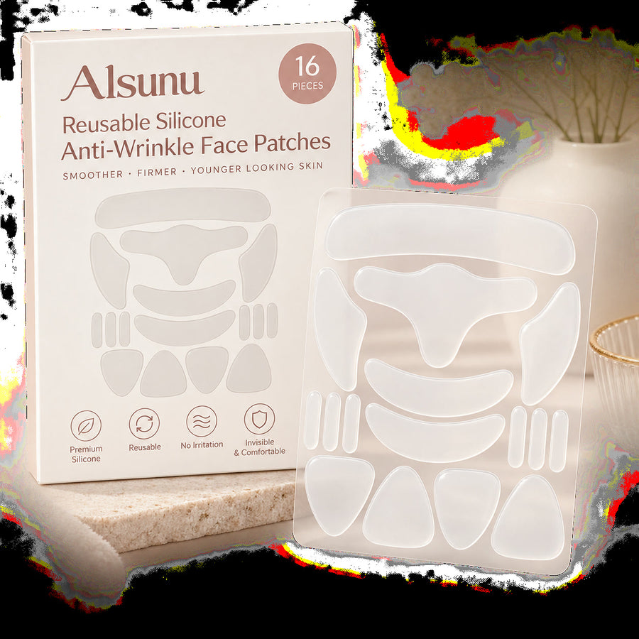 Reusable Silicone Wrinkle Patches for Face, 16 Pieces