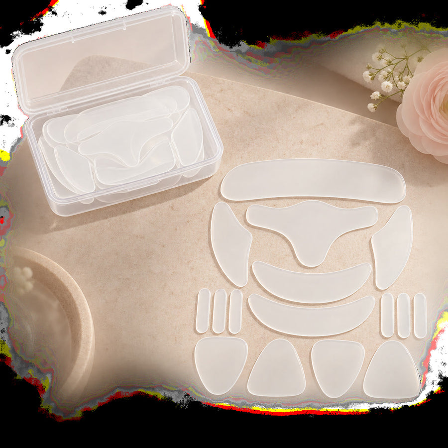Reusable Silicone Wrinkle Patches for Face, 16 Pieces