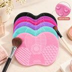 Alsunu brush cleaning mat, suction base and size shown