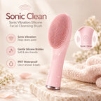 Alsunu sonic cleansing brush, size and features