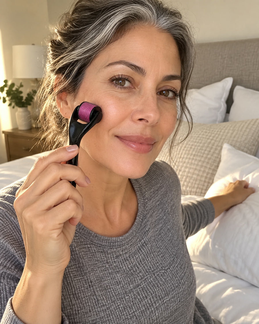 Titanium Derma Roller with 540 Micro-Needles