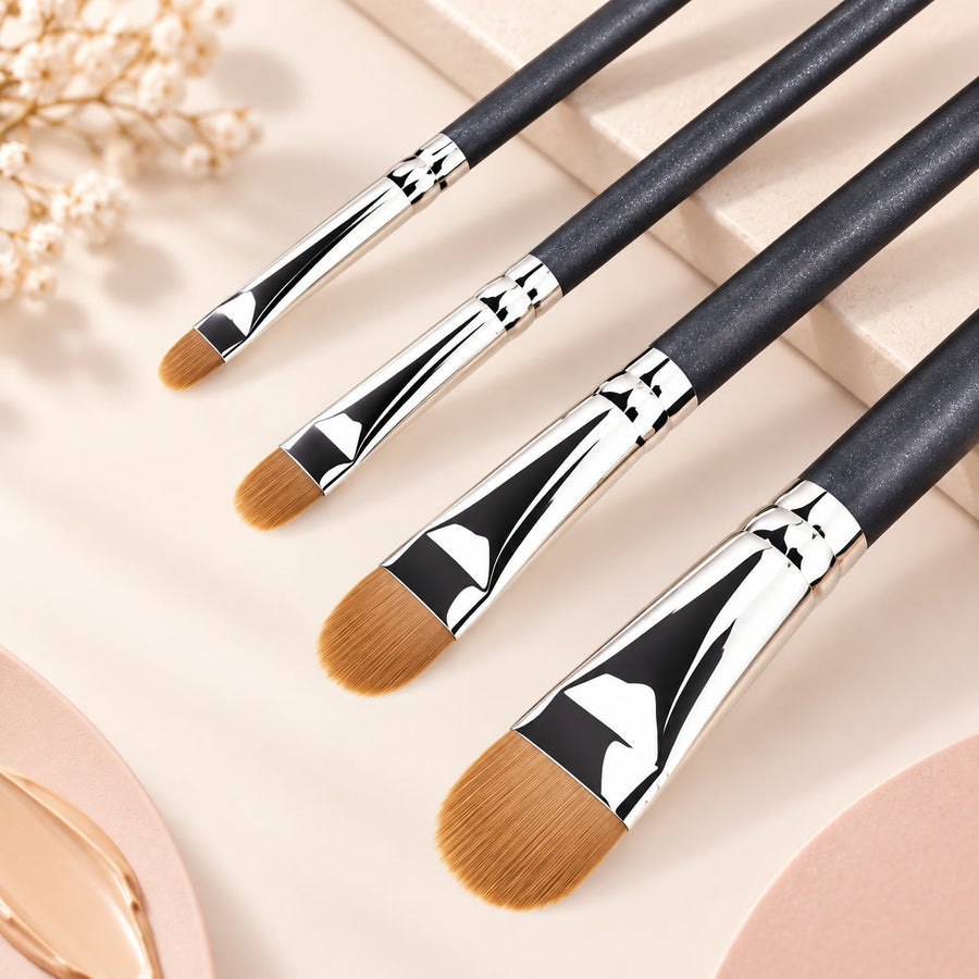 Flat Round Concealer Brush, Ultra-Thin Head