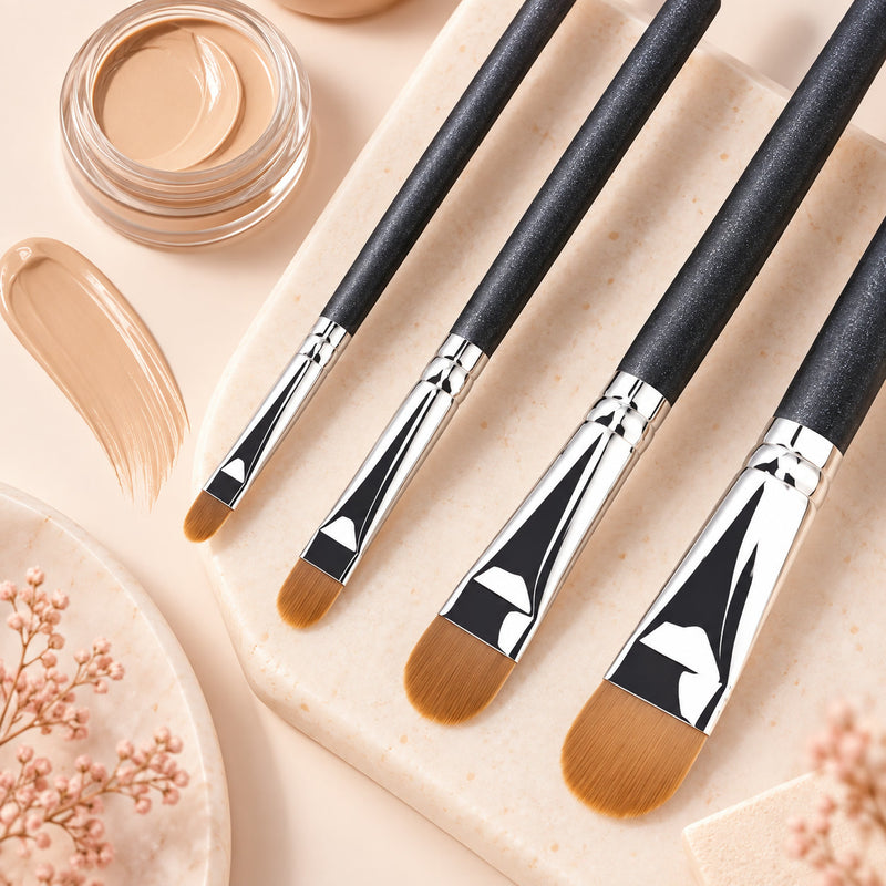 The brush shape matters