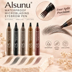 Alsunu microblading brow pen, shades and features