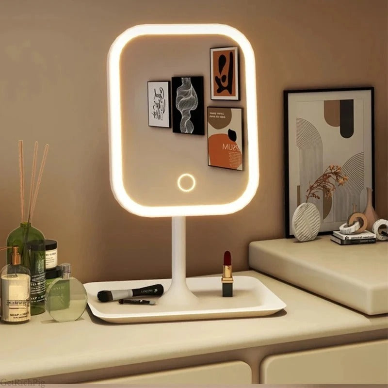 A mirror that stays where you put it