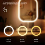 Three light colors of the vanity mirror: 6000K, 4000K and 3000K
